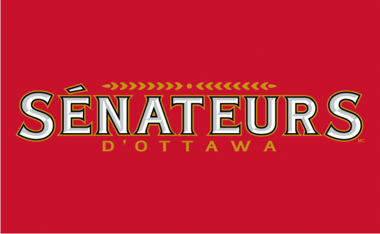 Ottawa Senators 2007 08-Pres Wordmark Logo 06 iron on paper